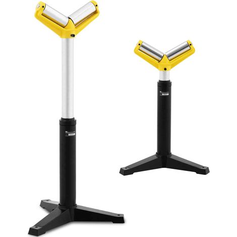 Cavalletto A Rullo Supporto Piedistallo Regolabile 63,5-103,5 cm 800 kg 2 Rulli (1/4)