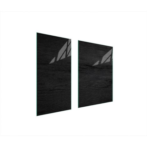 GLASSCHUTZPLATTE 75x52 SCHWARZ (1/5)