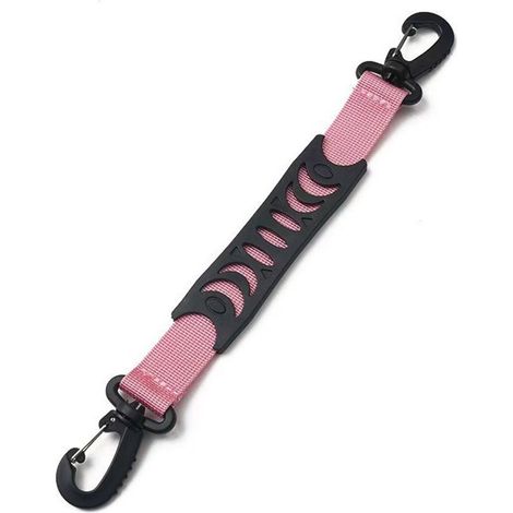 ABYSSE-Sangles pour chaussures de ski, sangles pour skis et snowboards, faciles à transporter pour adultes et adolescents, accessoires de ski et d'hiver, roses. (1/5)
