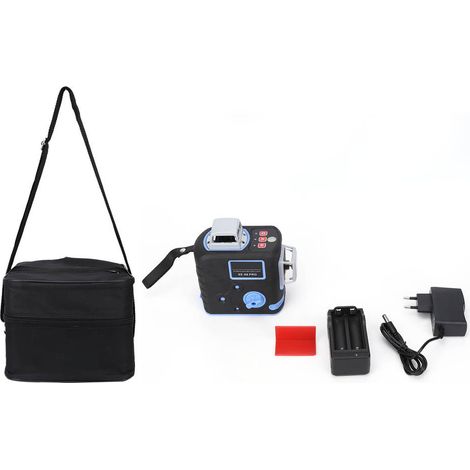 Niveau Laser 3D 8 Lignes XE-68 PRO Auto-Nivelant Rouge Horizontal Vertical Oblique Prise UE 220V (1/5)