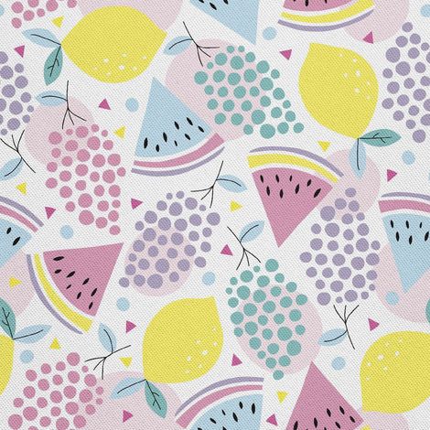 Oxford decorativo exterior - Motiv pastellfarbene Frucht (1/5)