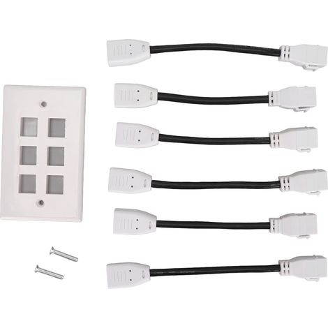 HDMI-Wanddose mit Buchse-zu-Buchse-Kabel für Videosysteme