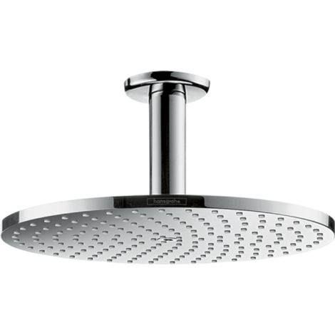 Hansgrohe Raindance S - Rociador de ducha PowderRain240, con conexión de techo 10 cm, cromo 27620000