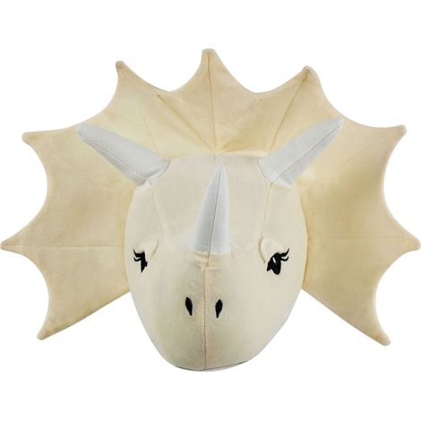 Kids Wall Decor Dinosaur REXX Cotton 29 cm Light Beige