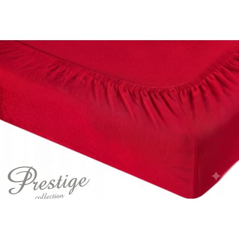 Jersey-Spannbettlaken 160x200 Rot Prestige Kollektion 160 g/m²
