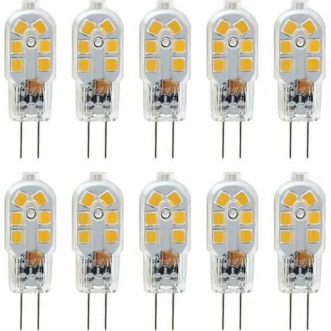 Ampoule LED G4 12 V, 1 W équivalent à une ampoule halogène de 10 W, 200 lm sans scintillement (1/4)