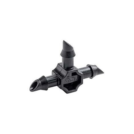 RACCORDO INNESTO T PER TUBO CAPILLARE DA MM.4X6- - in blister da pz.10 - 80006282 - 5 blister GF