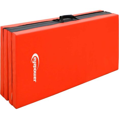 Weichbodenmatte 200x100x5 cm Rot-Schwarz