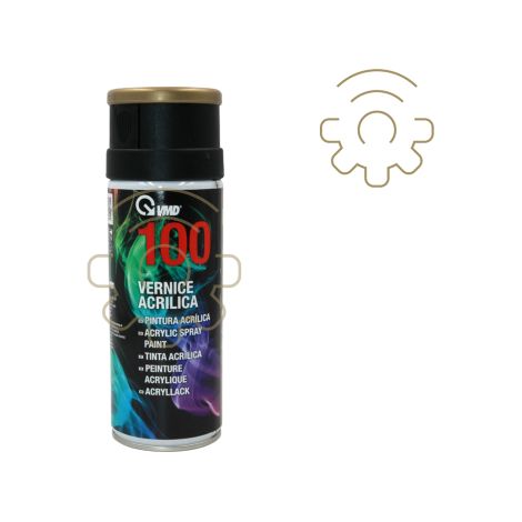 VMD 100 bomboletta vernice acrilica spray 400 ml colore oro pallido