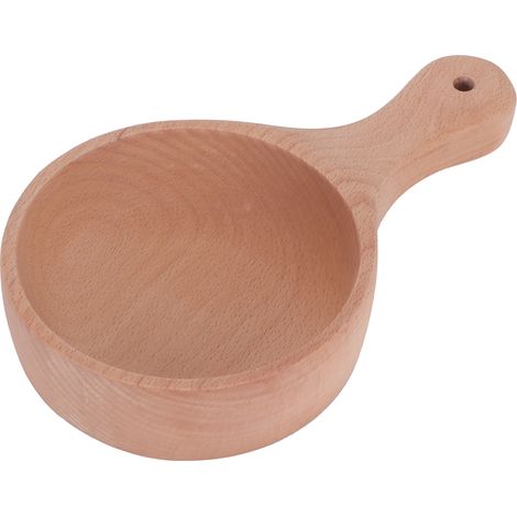 Bol en Bois pour Salade avec Poignée, Style Japonais pour Nouilles et Fruits, Ustensile de Cuisine