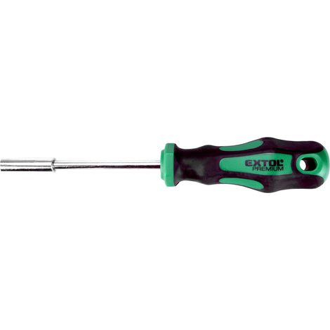 EXTOL PREMIUM Spitzschraubendreher, 1/4" x 100 mm, CrV (1/2)