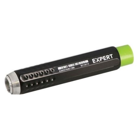 Porte-craie professionnel en métal Wilmart — forme octogonale, mécanique de serrage métallique, compatible craies Ø 11-12 mm