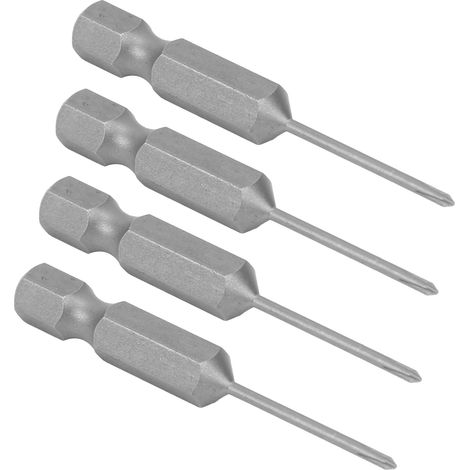 10 Embouts Magnétiques PH2 en Acier S2 pour Visseuse, 1.6mm - Lot de 10 Pièces