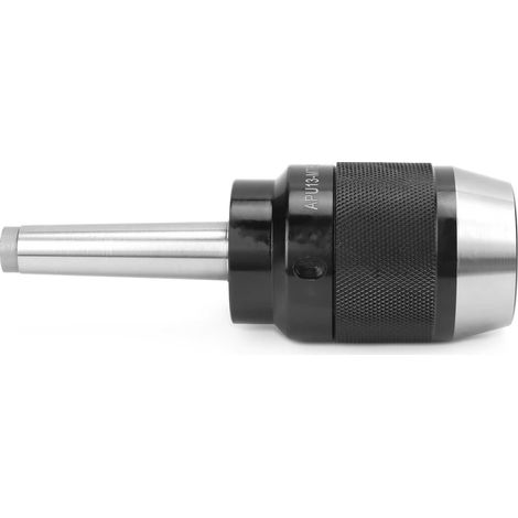 Mandrin de perçage à serrage automatique par traction arrière, à 3 mors et à queue droite, pour tour APU13MTB2 (1/5)
