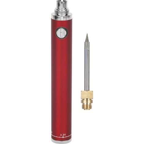 Fer à souder portable sans fil rechargeable par USB, outil de soudage rouge (1/5)