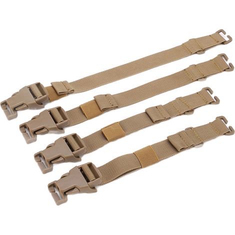 4 Sangles de Voyage Réglables avec Boucle Multifonction Durable pour Valise et Sac à Dos