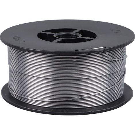 Alambre tubular MIG de 1,0 mm, núcleo de acero al carbono autoprotegido, 1 kg para soldadura sin gas. (1/5)