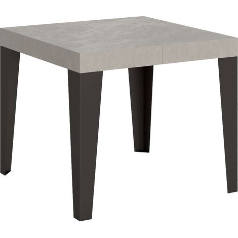 Tavolo allungabile 90/246x90 cm Flame cashmere gambe antracite (1/4)