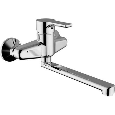 Teorema - Miscelatore Lavello A Muro Cromato - Serie: Goodlife (1/2)