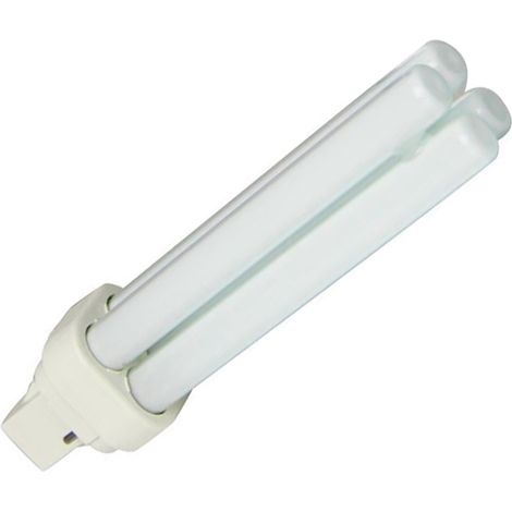 Ampoule Basse Conso 18w G24d-2 économie D'énergie, Lumière Chaude, Culot 2 Pins - Basics