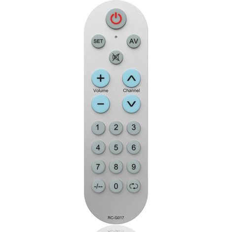 Benutzerfreundliche Universalfernbedienung mit großen Tasten – Universelle TV-Fernbedienung für Senioren (1/3)