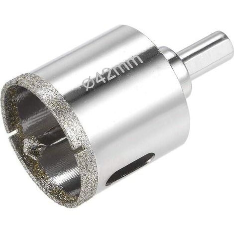royaluxe -Scies-cloches Diamant Foret de scie cloche en verre avec embout pilote central pour verre, céramique carrelage 25mm (1/5)