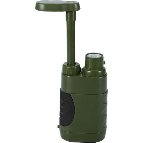 1 Pompe purification, filtre charbon 0.01 micron, débit 1400ml, portable, camping randonnée (1/5)