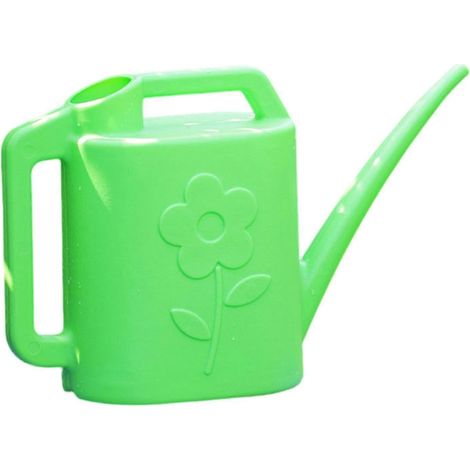 Gießkanne für Zimmerpflanzen, einfach, 4 Liter, mit Griff, großem Fassungsvermögen und langem Ausguss, ideal zum Gießen von Blumen im Garten, Bonsai und im Freien.-Green (1/5)