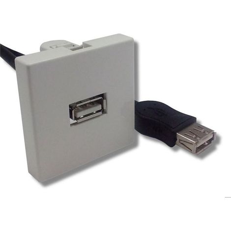 Plastrón USB hembra - SVD PRO - SVD Pro - 45 x 45 mm - Altura 45 mm - Conector USB hembra