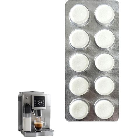Pastiglie detergenti universali per macchine da caffè Sage, Breville e di altre marche, pulizia profonda, elimina residui e cattivi odori (10 pastiglie da 5 g ciascuna) (1/5)