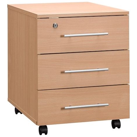 Caisson mobile bois 3 tiroirs - O-Line 2 - Maxiburo (1/2)