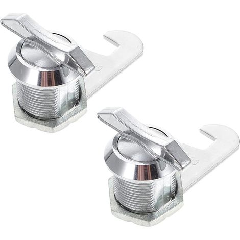 HOMSFOU Lot de 6 verrous de sécurité sans clé pour vitrines et armoire (1/5)