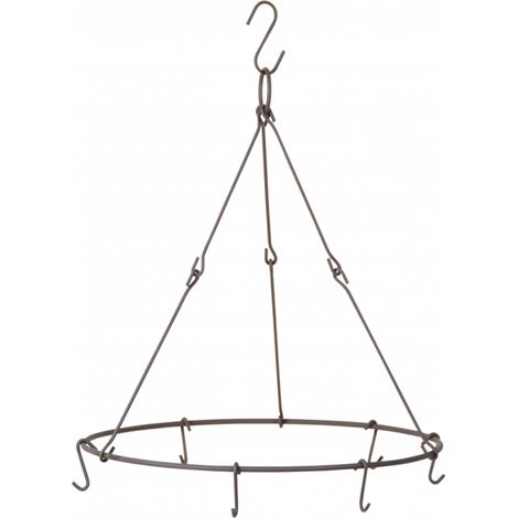 Séchoir métal pour fleurs et herbes - D 35,4 x H 40 cm - Marron - Livraison gratuite (1/4)