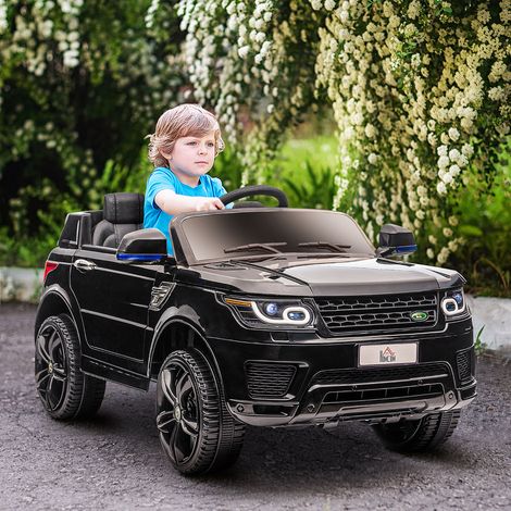 Voiture électrique enfants véhicule 12 V double moteu3 à 5 km/h 110 x 68 x 52 cm - noir