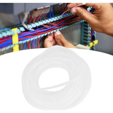 Gaine de câble d'alimentation, organiseur de câbles, tube de gestion de câbles ignifugé, Φ8 (1/5)