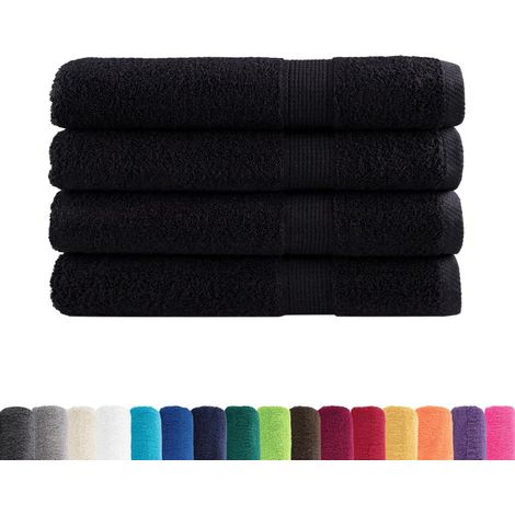 Serviettes de qualité supérieure SOLUND 4 pcs noir 600 g/m² (1/5)