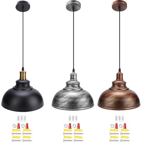 Lampada a sospensione – lampada a coperchio di vaso – stile moderno – studio / sala da pranzo / corridoio / ristorante / bar – argento spazzolato