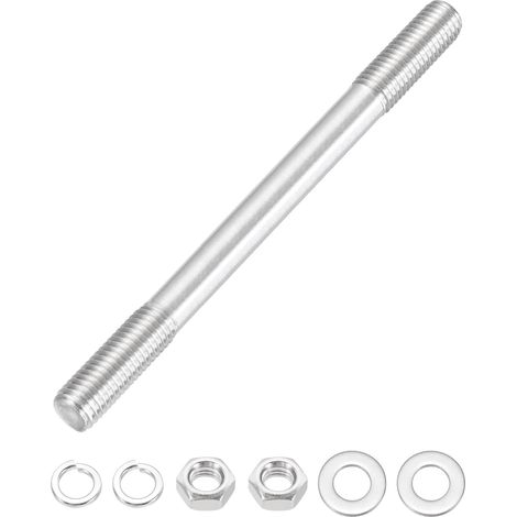 Tige Filetée Double M12x160mm Barre Boulon Double Filetage (1/5)