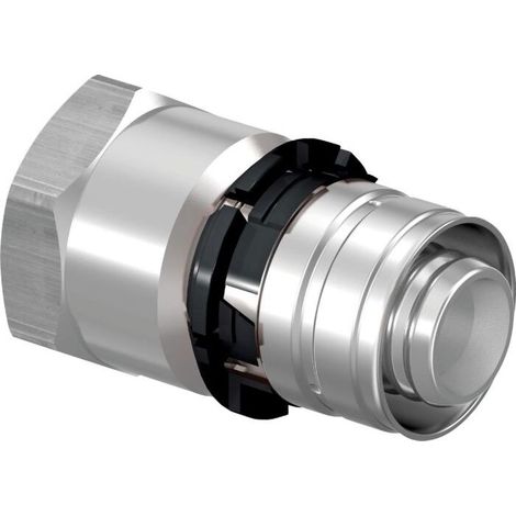 Uponor Raccord S-Press en laiton chromé filetage 1/2"