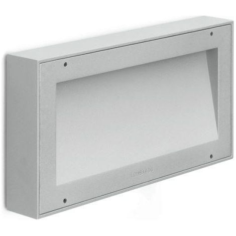Luce segnapasso led lombardo koi 220, 9w, 1300 lumen, colore luce bianco naturale 4000k, colore scocca grigio high tech, lom ll121009n (1/3)