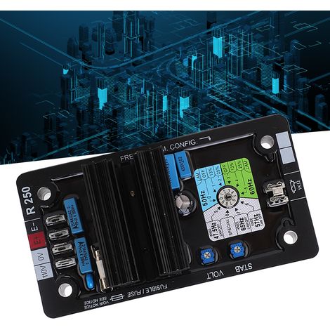 Régulateur de tension R250 AVR, stabilisateur de tension automatique, pièces pour groupe électrogène diesel 85-139 V (1/5)