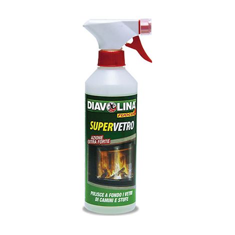 PULITORE VETRO SPRAY DIAVOLINA FUOCO - ML 500- 6 pezzi