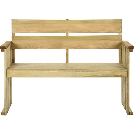 Maison Exclusive - Panca da Giardino 121 cm in Legno di Pino Impregnato (1/5)