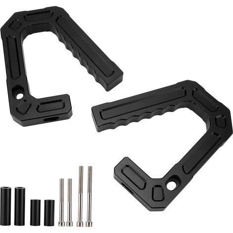 Schwarzer vorderer Haltegriff für Jeep Wrangler JK 2007-2018 Unlimited Sport Sahara Rubicon (1/5)