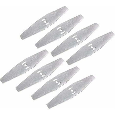 Coupe Bordure Lame De Rechange, 16Pcs Lames Métal Coupe Bordure, Lame Tondeuse à Gazon Universelle, pour Coupe Bordure sans Fil Garniture De Jardin,Metal Blade (1/3)