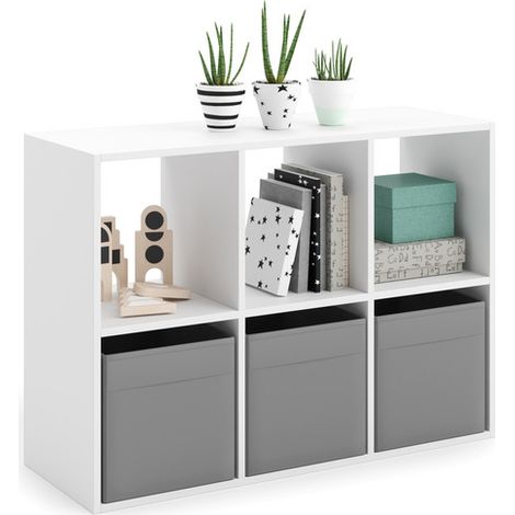 Libreria a giorno Loni 2x3 bianca (1/5)