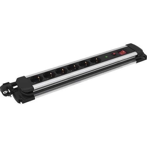 Ciabatta Multipla Extrapower 6 Prese Tipo F Schuko 1.5m SIMON BM539225 Nero