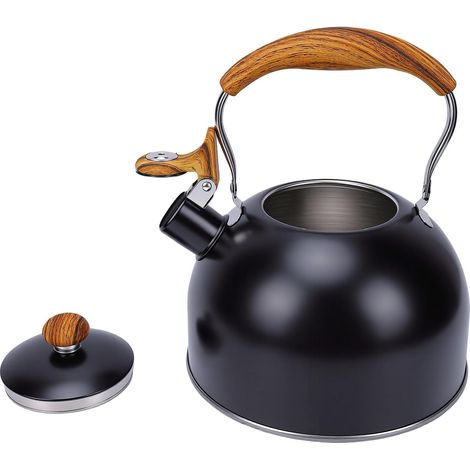 Whistling Tea Kettle 2.5L Stainless Steel for Stovetops (1/5)