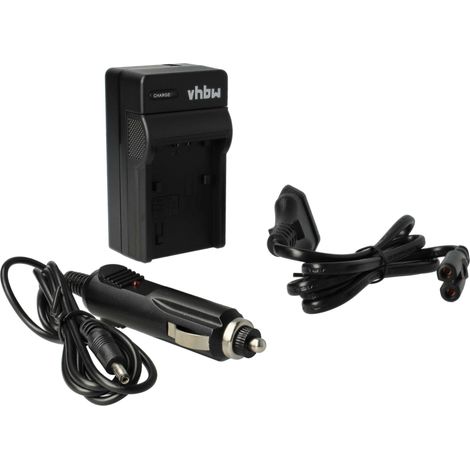 vhbw Ladegerät kompatibel mit Sony Handycam DVD115E, DVD150, DVD205E, DVD306E, DVD203E, DVD150E, DVD202E Kamera - Ladeschale, Kfz-Adapter Ladeanzeige (1/5)