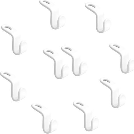 Lot de 100 crochets à vêtements en plastique cintres en (1/5)